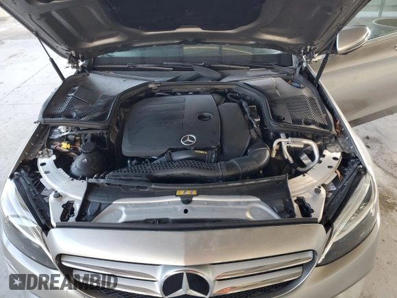 2019 Mercedes-Benz C 300 with VIN WDDWF8DB2KR502810, listed as a Copart auction lot 60519765 with 56,972 mi miles and Salvage title. Bid and sale history available at DreamBid. Image 11.