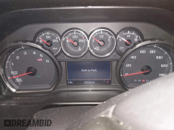 2020 Chevrolet Silverado 1500 RST with VIN 3GCPWDET6LG383109, listed as a IAAI auction lot 41370983 with 55,226 mi miles and . Bid and sale history available at DreamBid. Image 7.