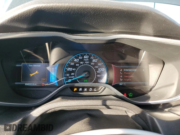 2015 Ford Focus Electric with VIN 1FADP3R40FL348785, listed as a Copart auction lot 84516374 with 85,633 mi miles and Salvage title. Bid and sale history available at DreamBid. Image 9.