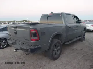 2020 Ram 1500 Big Horn with VIN 1C6SRFFT0LN380054, listed as a IAAI auction lot 41082003 with 112,434 mi miles and . Bid and sale history available at DreamBid. Image 4.