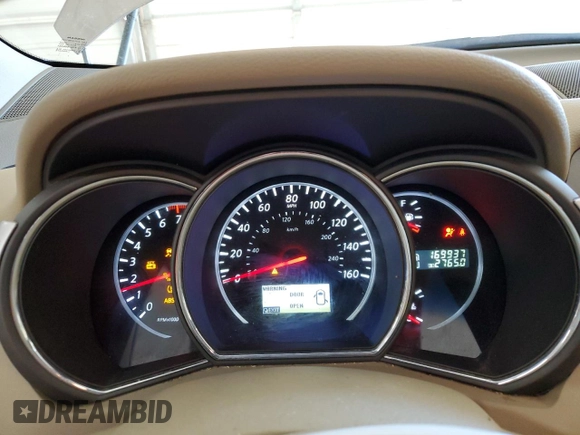 2014 Nissan Murano LE with VIN JN8AZ1MW4EW522797, listed as a Copart auction lot 82825434 with 169,937 mi miles and Salvage Title. Bid and sale history available at carsss.com. Image 9.