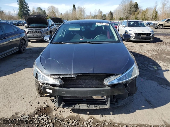 2020 Hyundai Elantra Value Edition with VIN 5NPD84LF9LH550628, listed as a Copart auction lot 47468145 with 59,011 mi miles and Clean Title. Bid and sale history available at carsss.com. Image 5.