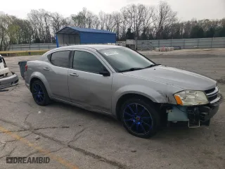 2014 Dodge Avenger SE with VIN 1C3CDZAB8EN155562, listed as a Copart auction lot 53897915 with 143,232 mi miles and Clean Title. Bid and sale history available at carsss.com. Image 4.