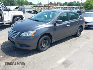 2014 Nissan Sentra SV z VIN 3N1AB7APXEY303838, wystawiony jako IAAI lot #42424279 z przebiegiem 144 302 mil mil oraz . Historia ofert i sprzedaży dostępna na DreamBid. Obrazek 2.
