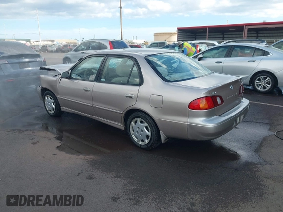1999 Toyota Corolla VE with VIN 1NXBR12E4XZ182751, listed as a IAAI auction lot 41433066 with 56,904 mi miles and . Bid and sale history available at DreamBid. Image 3.