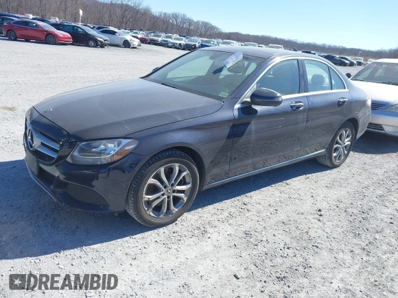 2017 Mercedes-Benz C 300 with VIN 55SWF4KB4HU213818, listed as a IAAI auction lot 41656649 with 208,589 mi miles and . Bid and sale history available at DreamBid. Image 2.