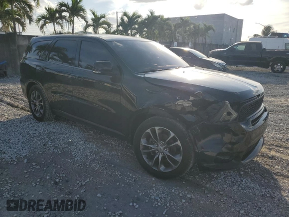 2019 Dodge Durango GT Plus with VIN 1C4RDHDG2KC650595, listed as a Copart auction lot 48521085 with 73,981 mi miles and Salvage Title. Bid and sale history available at carsss.com. Image 4.