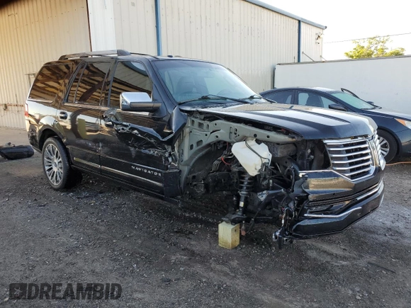 2015 Lincoln Navigator with VIN 5LMJJ2HT7FEJ08535, listed as a Copart auction lot 48005555 with 115,929 mi miles and Salvage title. Bid and sale history available at DreamBid. Image 4.