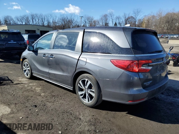 2023 Honda Odyssey Touring with VIN 5FNRL6H84PB019285, listed as a Copart auction lot 47066455 with 29,053 mi miles and Salvage Title. Bid and sale history available at DreamBid. Image 2.