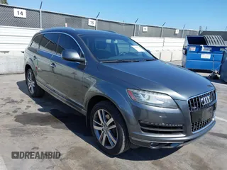 2013 Audi Q7 Premium Plus with VIN WA1LGAFE5DD004376, listed as a IAAI auction lot 42663510 with 136,891 mi miles and . Bid and sale history available at DreamBid. Image 1.