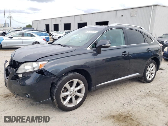 2010 Lexus RX 350 with VIN 2T2BK1BA2AC066146, listed as a Copart auction lot 56313715 with 145,467 mi miles and Salvage Title. Bid and sale history available at DreamBid. Image 1.