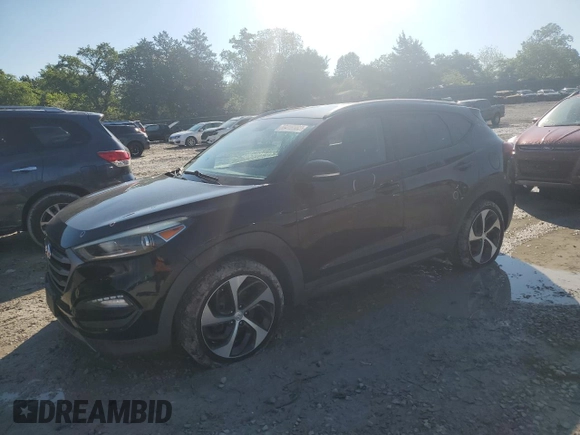2016 Hyundai Tucson Limited z VIN KM8J3CA26GU165188, wystawiony jako Copart lot #55416585 z przebiegiem 107 878 mil mil oraz Szkoda całkowita • Salvage title. Historia ofert i sprzedaży dostępna na DreamBid. Obrazek 1.
