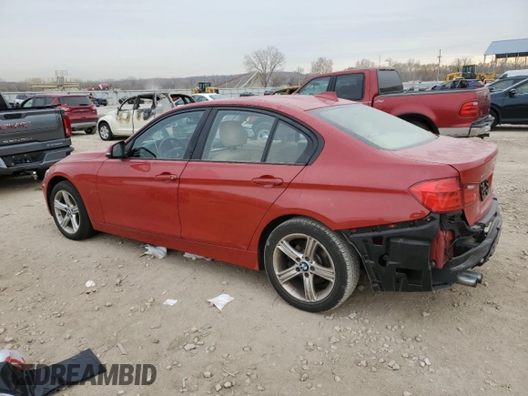 2014 BMW 3 Series 328i xDrive with VIN WBA3B5C57EF599556, listed as a Copart auction lot 82405724 with 91,665 mi miles and Salvage Title. Bid and sale history available at carsss.com. Image 2.