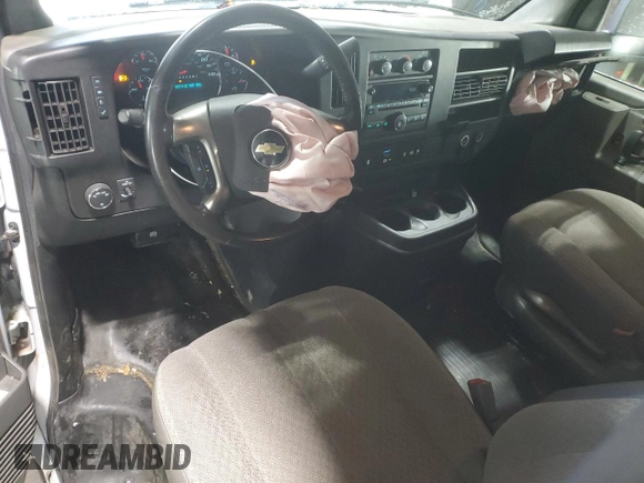 2017 Chevrolet Express Cargo Van with VIN 1GCZGHFG0H1347453, listed as a Copart auction lot 87755795 with 131,831 mi miles and Salvage Title. Bid and sale history available at carsss.com. Image 8.