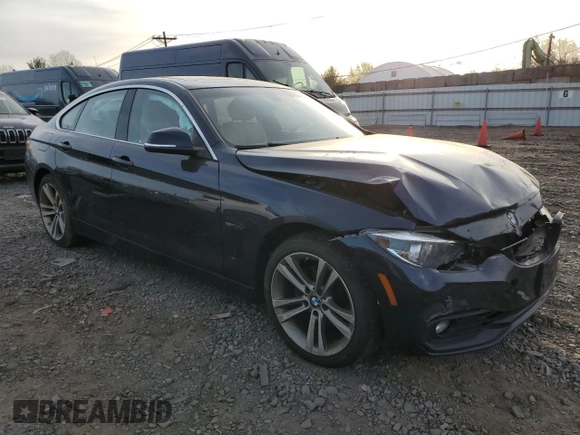 2018 BMW 4 Series 430i xDrive with VIN WBA4J3C50JBG96064, listed as a Copart auction lot 81169604 with 131,067 mi miles and Salvage Title. Bid and sale history available at DreamBid. Image 4.