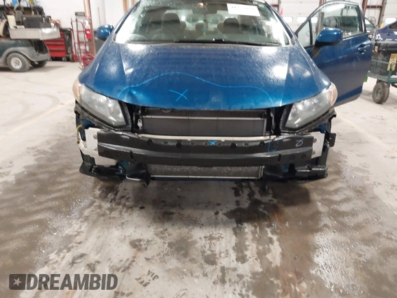 2012 Honda Civic Cpe LX with VIN 2HGFG3B59CH531151, listed as a IAAI auction lot 41757829 with 165,142 mi miles. Bid and sale history available at carsss.com. Image 6.