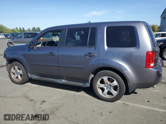 2015 Honda Pilot EX-L with VIN 5FNYF3H75FB030724, listed as a Copart auction lot 57457575 with 142,613 mi miles and Salvage title. Bid and sale history available at DreamBid. Image 2.
