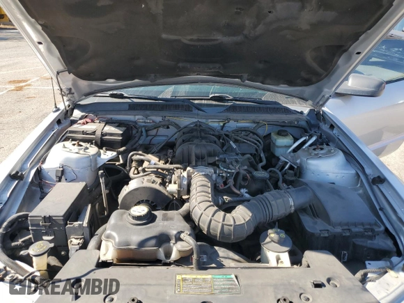 2005 Ford Mustang Deluxe with VIN 1ZVFT80N955168643, listed as a Copart auction lot 62854705 with 132,806 mi miles and Salvage title. Bid and sale history available at DreamBid. Image 11.