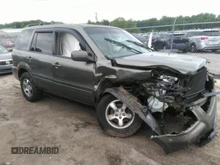 2008 Honda Pilot EX-L z VIN 5FNYF18778B038685, wystawiony jako IAAI lot #42292323 z przebiegiem 186 391 mil mil oraz . Historia ofert i sprzedaży dostępna na DreamBid. Obrazek 1.