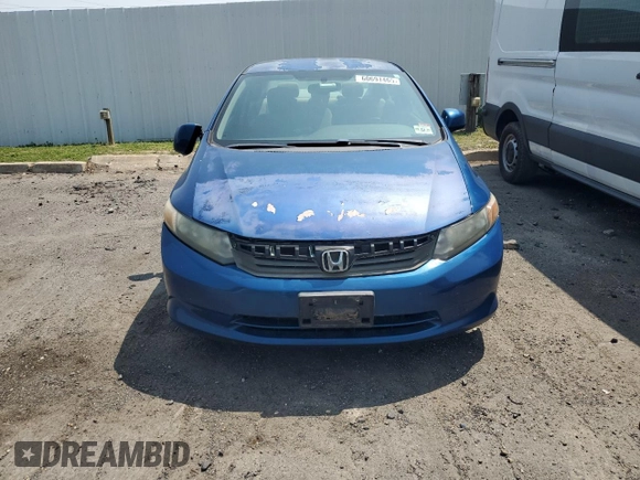2012 Honda Civic LX с VIN 2HGFB2F51CH515058, выставлен на аукционе Copart как лот 60691465 с пробегом 6 009 миль миль и Чистый • Clean title. История ставок и продаж доступна на DreamBid. Изображение 5.