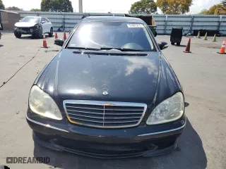 2006 Mercedes-Benz S-Class 5.0L with VIN WDBNG75J16A477632, listed as a Copart auction lot 51081275 with 0 mi miles and Salvage Title. Bid and sale history available at carsss.com. Image 5.