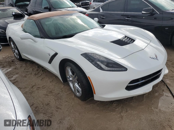 2017 Chevrolet Corvette 2LT with VIN 1G1YD3D76H5116584, listed as a Copart auction lot 73761684 with 0 mi miles and Non Repairable. Bid and sale history available at carsss.com. Image 4.