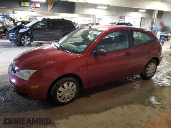 2005 Ford Focus S with VIN 3FAFP31N05R144632, listed as a Copart auction lot 45684515 with 92,424 mi miles and Clean Title. Bid and sale history available at carsss.com. Image 1.