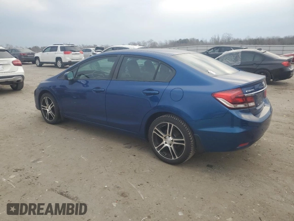 2014 Honda Civic Sedan EX with VIN 19XFB2F83EE084634, listed as a Copart auction lot 46585605 with 97,213 mi miles and Salvage Title. Bid and sale history available at carsss.com. Image 2.
