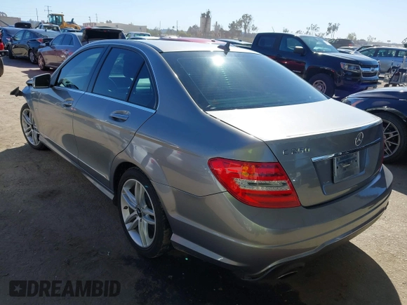 2012 Mercedes-Benz C-Class C 250 Sport with VIN WDDGF4HB8CA713047, listed as a IAAI auction lot 41830035 with 95,806 mi miles. Bid and sale history available at carsss.com. Image 3.