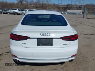 2019 Audi A5 Sportback Premium Plus with VIN WAUBNCF53KA023202, listed as a IAAI auction lot 41749214 with 40,716 mi miles and . Bid and sale history available at DreamBid. Image 17.