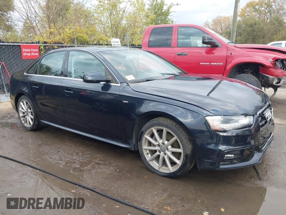 2016 Audi A4 Premium with VIN WAUBFAFL5GN011181, listed as a IAAI auction lot 40725757 with 86,435 mi miles. Bid and sale history available at carsss.com. Image 13.