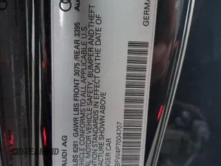 2023 Audi e-tron GT Prestige z VIN WAUEJBFW4P7004707, wystawiony jako Copart lot #79292074 z przebiegiem 8986 mil mil oraz Szkody całkowita. Historia ofert i sprzedaży dostępna na DreamBid. Obrazek 13.