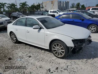2014 Audi A4 Premium Plus with VIN WAUFFAFL6EN018400, listed as a Copart auction lot 76251094 with 104,113 mi miles and Salvage Title. Bid and sale history available at carsss.com. Image 4.