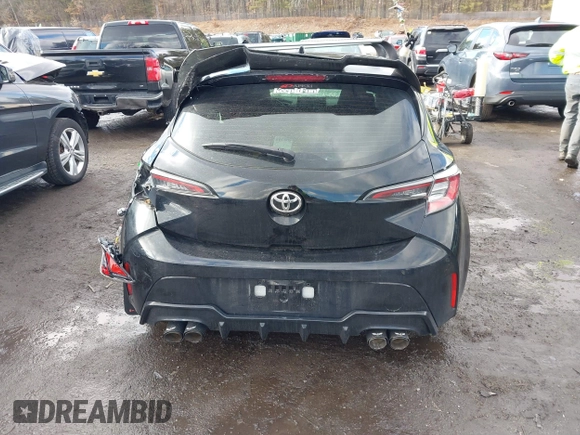 2021 Toyota Corolla Hatchback SE with VIN JTNB4MBE0M3138036, listed as a IAAI auction lot 41476375 with 1 mi miles. Bid and sale history available at carsss.com. Image 16.