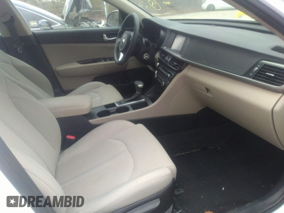 2018 Kia Optima LX with VIN 5XXGT4L38JG272718, listed as a IAAI auction lot 41716428 with 62,000 mi miles. Bid and sale history available at carsss.com. Image 5.