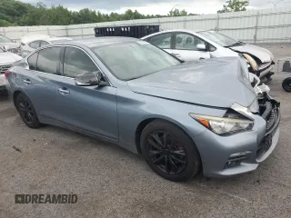 2015 Infiniti Q50 Premium with VIN JN1BV7AP5FM354213, listed as a Copart auction lot 66548864 with 0 mi miles and Clean Title. Bid and sale history available at carsss.com. Image 4.