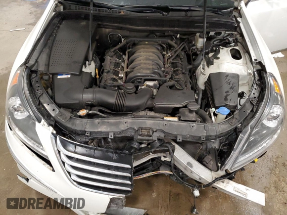 2011 Hyundai Equus Signature with VIN KMHGH4JF5BU041779, listed as a Copart auction lot 42225125 with 100,403 mi miles and Salvage title. Bid and sale history available at DreamBid. Image 11.