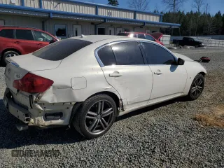 2015 Infiniti Q40 with VIN JN1CV6AR1FM651110, listed as a Copart auction lot 47437555 with 155,762 mi miles and Salvage Title. Bid and sale history available at carsss.com. Image 3.