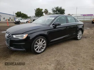 2015 Audi A3 1.8T Premium Plus with VIN WAUCCGFF9F1092525, listed as a Copart auction lot 49911583 with 90,168 mi miles. Bid and sale history available at carsss.com. Image 1.
