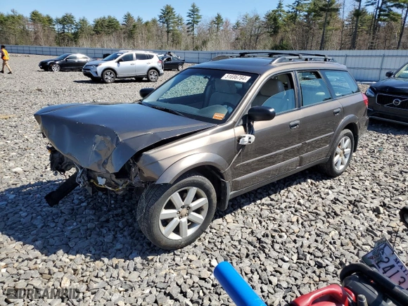 2008 Subaru Outback (Natl) i with VIN 4S4BP61C387339494, listed as a Copart auction lot 84792284 with 0 mi miles and Non Repairable. Bid and sale history available at carsss.com. Image 1.