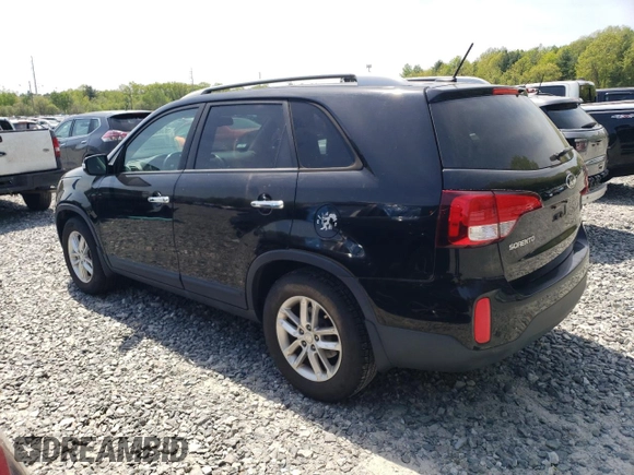 2015 Kia Sorento LX with VIN 5XYKT4A63FG595598, listed as a Copart auction lot 55468395 with 109,932 mi miles and Clean Title. Bid and sale history available at DreamBid. Image 2.