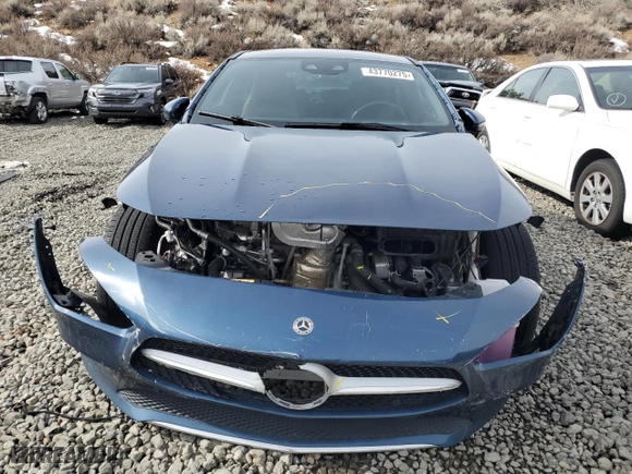 2020 Mercedes-Benz CLA with VIN W1K5J4HB9LN117556, listed as a Copart auction lot 43770275 with 0 mi miles and Salvage Title. Bid and sale history available at carsss.com. Image 5.