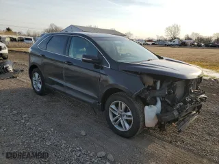 2017 Ford Edge SEL with VIN 2FMPK4J93HBB45648, listed as a Copart auction lot 49222535 with 123,270 mi miles and Salvage Title. Bid and sale history available at carsss.com. Image 4.