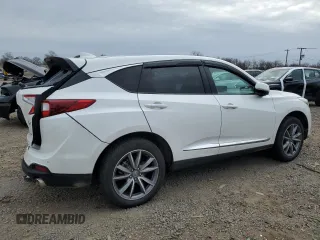 2021 Acura RDX Technology with VIN 5J8TC2H51ML046667, listed as a Copart auction lot 47938195 with 44,444 mi miles and Salvage title. Bid and sale history available at DreamBid. Image 3.