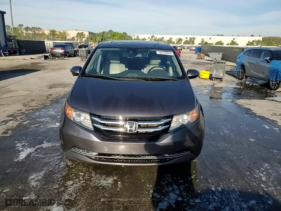 2015 Honda Odyssey EX-L with VIN 5FNRL5H68FB019071, listed as a Copart auction lot 50570245 with 153,630 mi miles and Salvage Title. Bid and sale history available at carsss.com. Image 15.