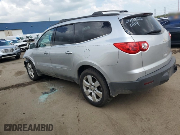 2012 Chevrolet Traverse 1LT with VIN 1GNKRGED6CJ190119, listed as a Copart auction lot 55493155 with 202,674 mi miles and Clean Title. Bid and sale history available at DreamBid. Image 2.