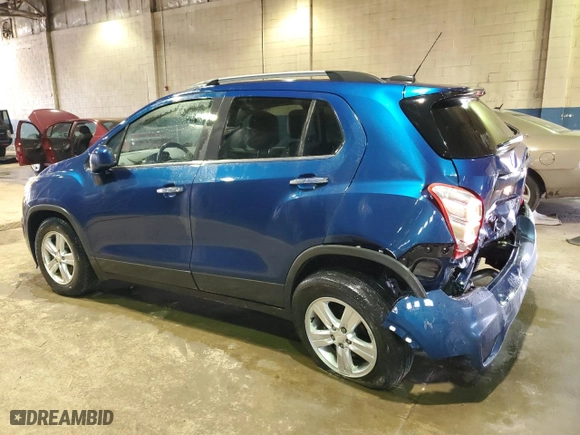 2019 Chevrolet Trax LT with VIN 3GNCJLSBXKL289475, listed as a Copart auction lot 47833315 with 55,812 mi miles and Clean Title. Bid and sale history available at carsss.com. Image 2.