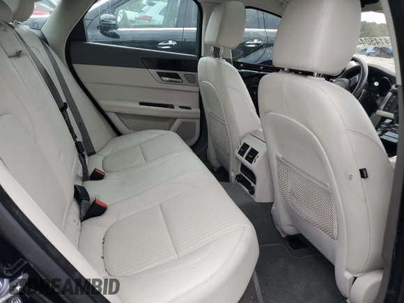 2017 Jaguar XF 35t Prestige with VIN SAJBE4BV2HCY37158, listed as a Copart auction lot 41450445 with 94,800 mi miles and Salvage Title. Bid and sale history available at carsss.com. Image 10.