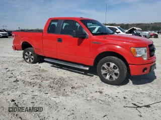 2013 Ford F-150 XL with VIN 1FTFX1CF4DKF89981, listed as a Copart auction lot 49700395 with 127,034 mi miles and Salvage Title. Bid and sale history available at carsss.com. Image 4.