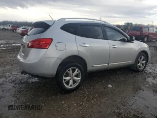2011 Nissan Rogue SV with VIN JN8AS5MT4BW568126, listed as a Copart auction lot 46417875 with 123,718 mi miles and Salvage Title. Bid and sale history available at carsss.com. Image 3.
